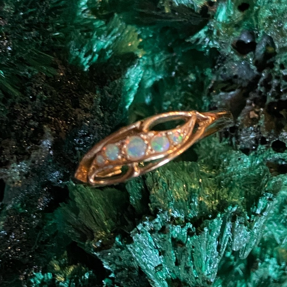 Dainty Opal Ring